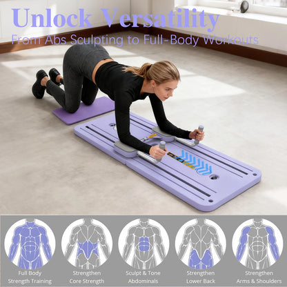 Foldable Pilates Board — All-in-One Core & Full Body Trainer