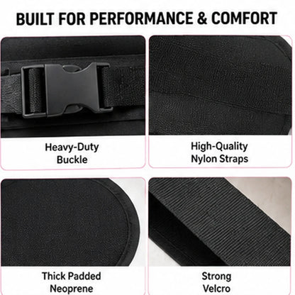 Padded Hip Thrust Belt — Adjustable Glute Workout Strap