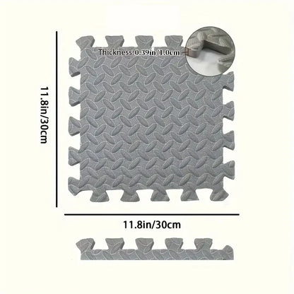 Foam Interlocking Floor Mat Tiles — Non-Slip Gym & Yoga Flooring