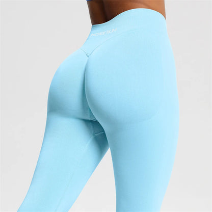 Women's Seamless Scrunch Leggings — Yoga & Gym Pants