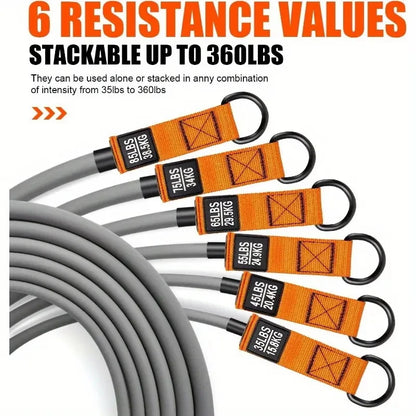Resistance Strap with Handle — Strength Training & Home Gym Band
