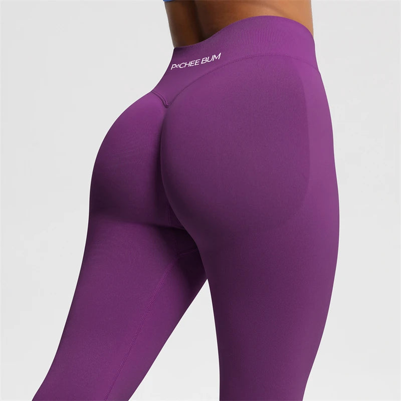 Women's Seamless Scrunch Leggings — Yoga & Gym Pants