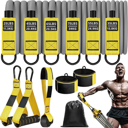 Resistance Strap with Handle — Strength Training & Home Gym Band