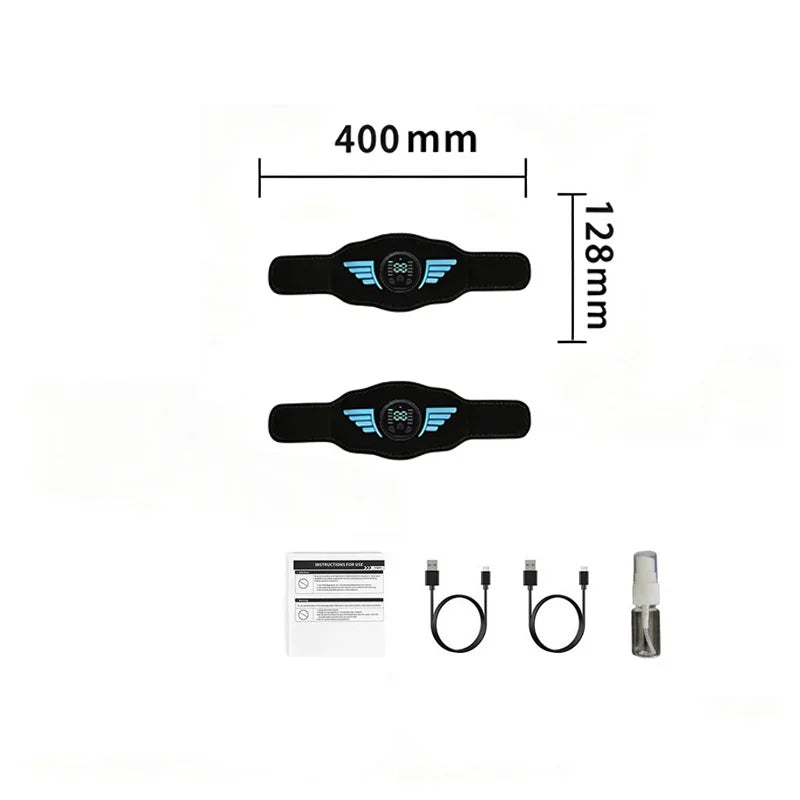 EMS Abs Toning Belt — 10 Modes, 30 Intensities, USB-C Rechargeable