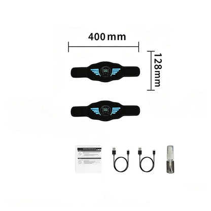 EMS Abs Toning Belt — 10 Modes, 30 Intensities, USB-C Rechargeable