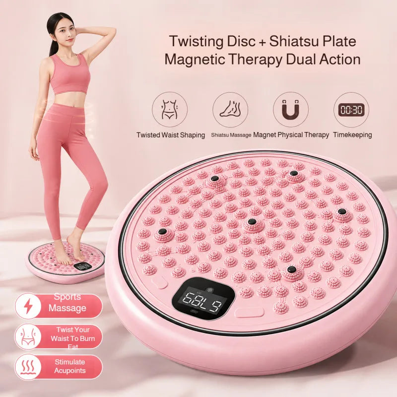 Multifunctional Waist Twisting Disc — Foot Massage & Fitness