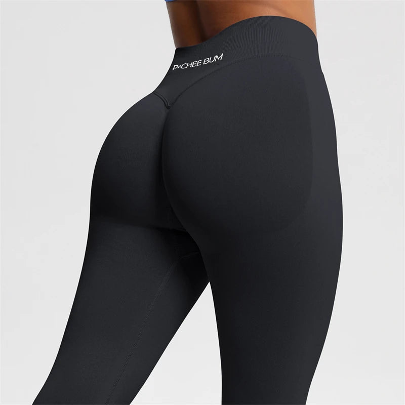 Women's Seamless Scrunch Leggings — Yoga & Gym Pants