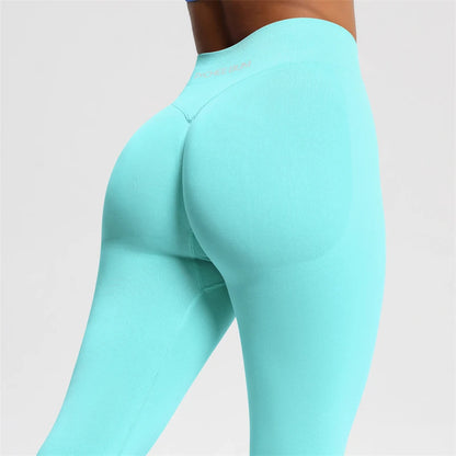 Women's Seamless Scrunch Leggings — Yoga & Gym Pants