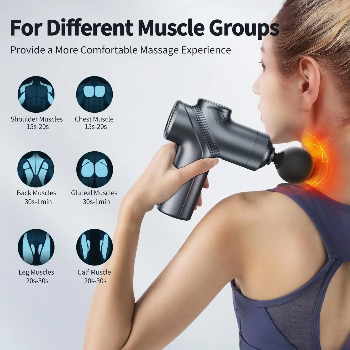 Mini Massage Gun — Silent Deep Tissue Muscle Massager