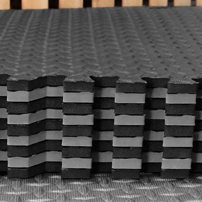Foam Interlocking Floor Mat Tiles — Non-Slip Gym & Yoga Flooring