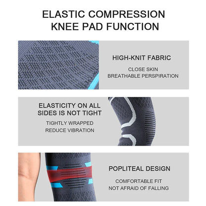 Compression Knee Sleeve — Sport Support Brace for Running, Cycling & More