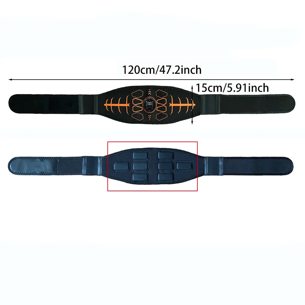 Smart EMS Abs Toning Belt — Electric Muscle Stimulator & Core Trainer