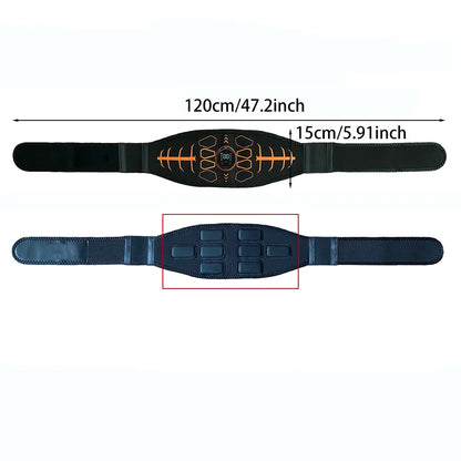 Smart EMS Abs Toning Belt — Electric Muscle Stimulator & Core Trainer
