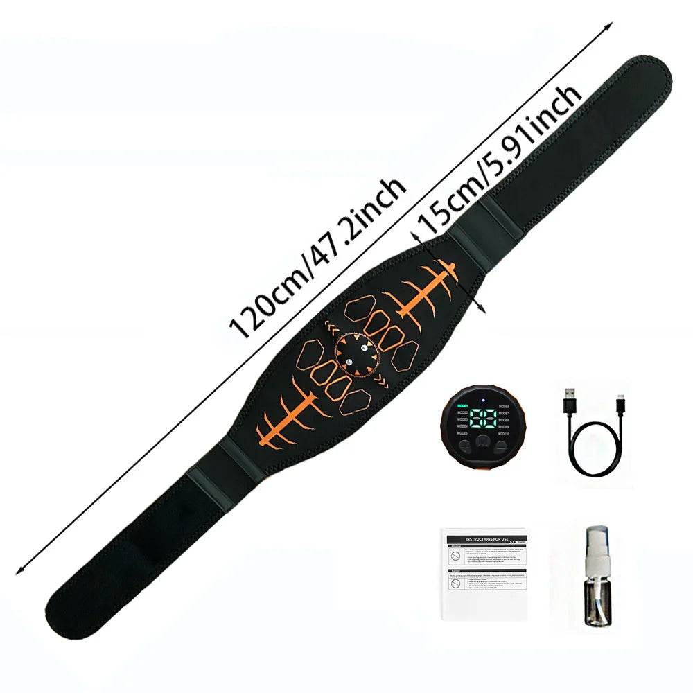 Smart EMS Abs Toning Belt — Electric Muscle Stimulator & Core Trainer