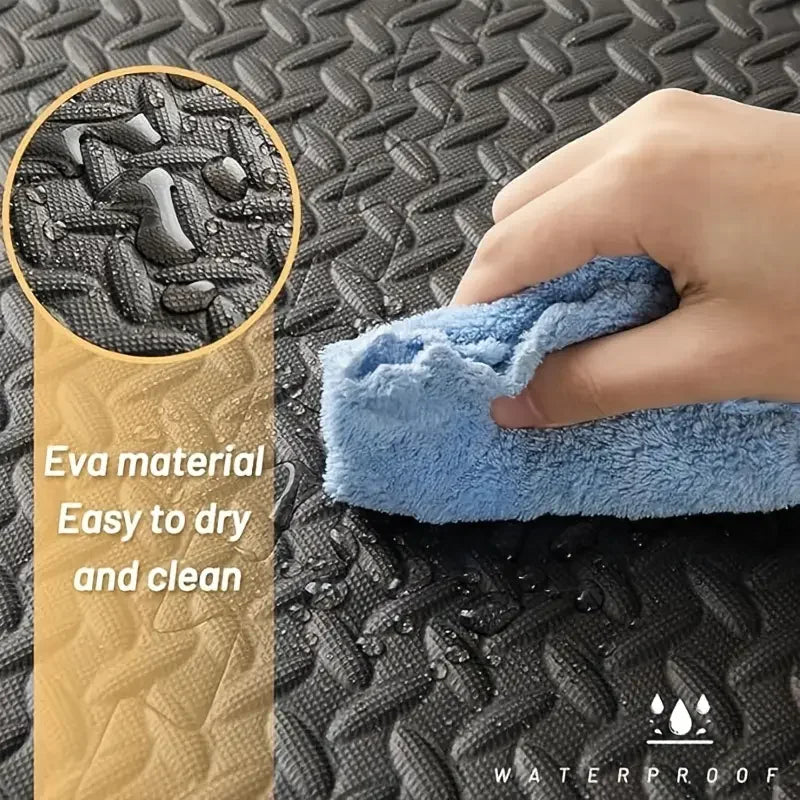 Foam Interlocking Floor Mat Tiles — Non-Slip Gym & Yoga Flooring