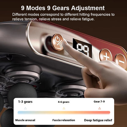 Pro Massage Gun — 6-Head Deep Tissue Muscle Massager