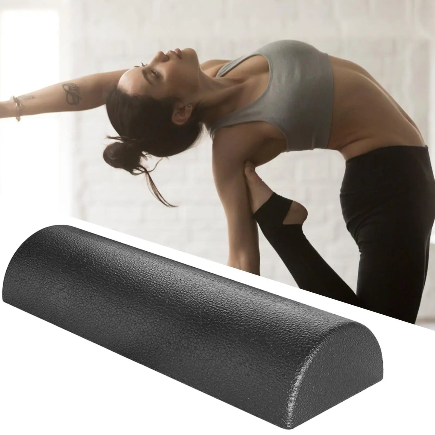 Foam Roller Semicircle Portable Yoga Massage Roller Pilates