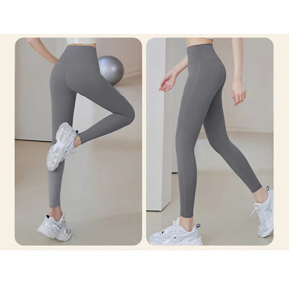 UPF50+ Ribbed High-Waist Seamless Leggings