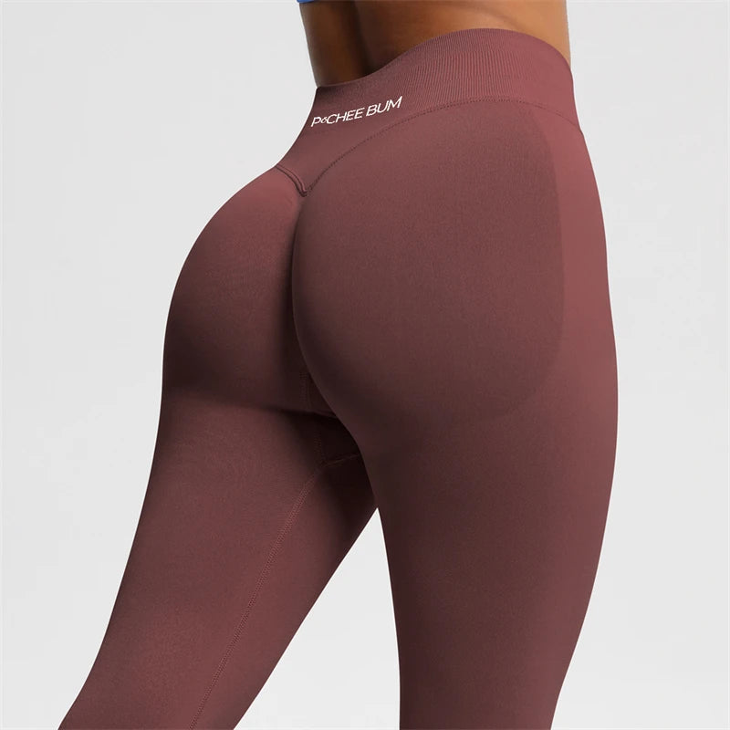 Women's Seamless Scrunch Leggings — Yoga & Gym Pants