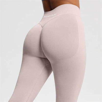 Women's Seamless Scrunch Leggings — Yoga & Gym Pants