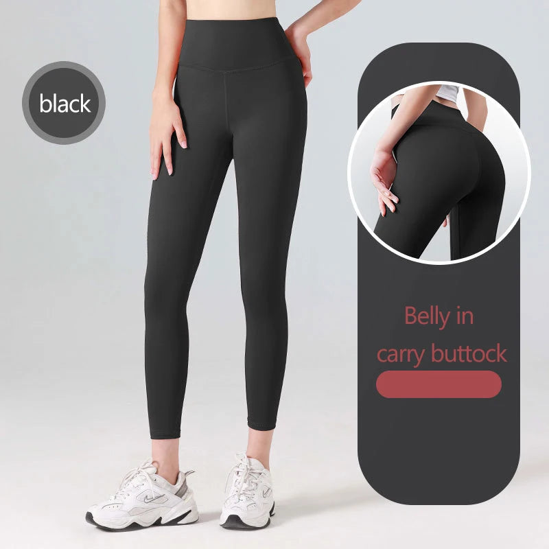 UPF50+ Ribbed High-Waist Seamless Leggings