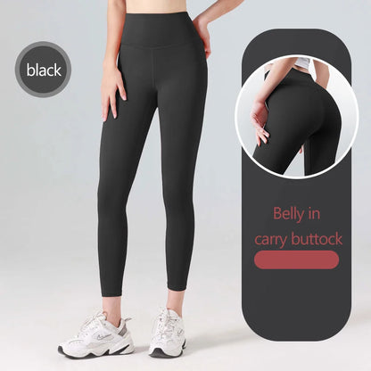 UPF50+ Ribbed High-Waist Seamless Leggings