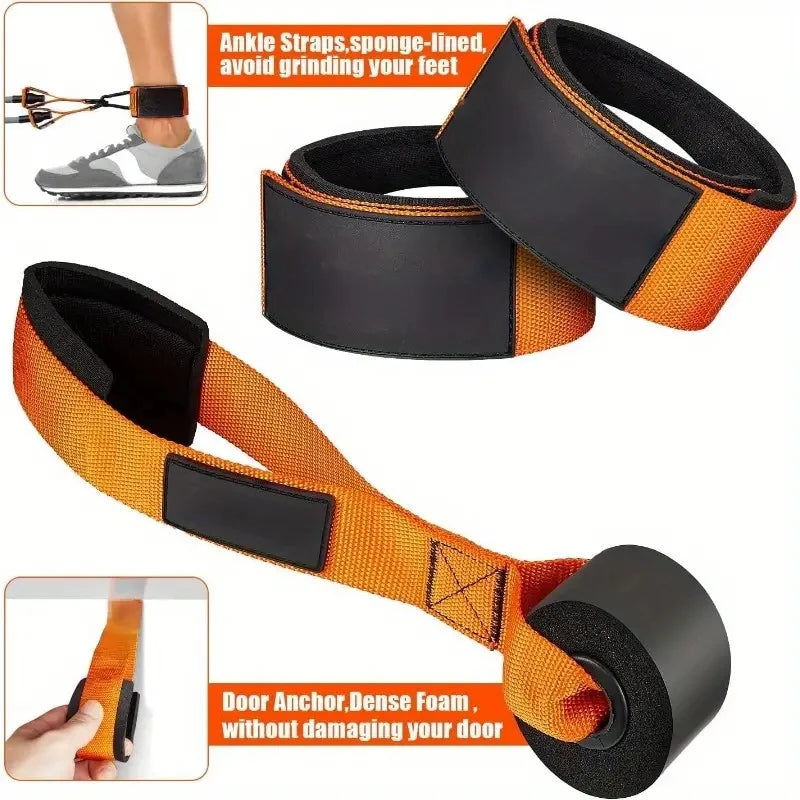 Resistance Strap with Handle — Strength Training & Home Gym Band
