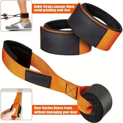 Resistance Strap with Handle — Strength Training & Home Gym Band