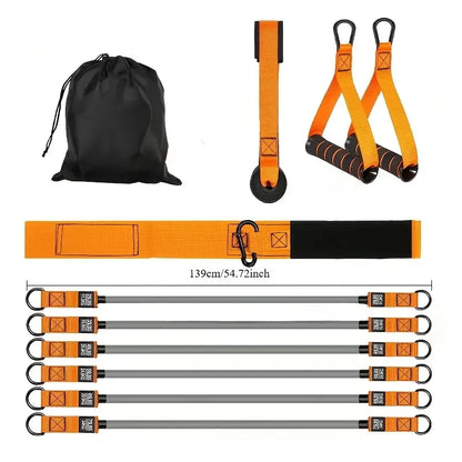 Resistance Strap with Handle — Strength Training & Home Gym Band