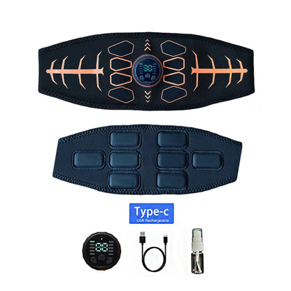 Smart EMS Abs Toning Belt — Electric Muscle Stimulator & Core Trainer