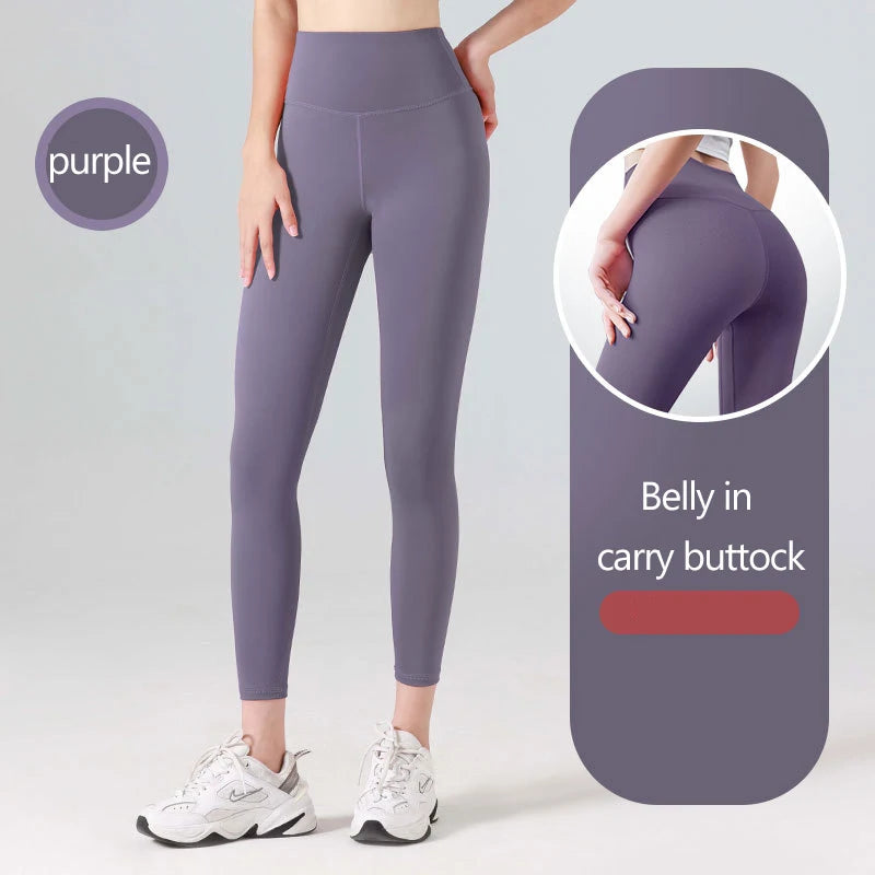 UPF50+ Ribbed High-Waist Seamless Leggings