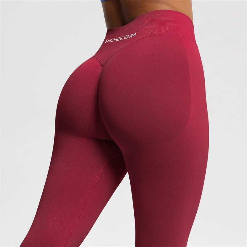 Women's Seamless Scrunch Leggings — Yoga & Gym Pants