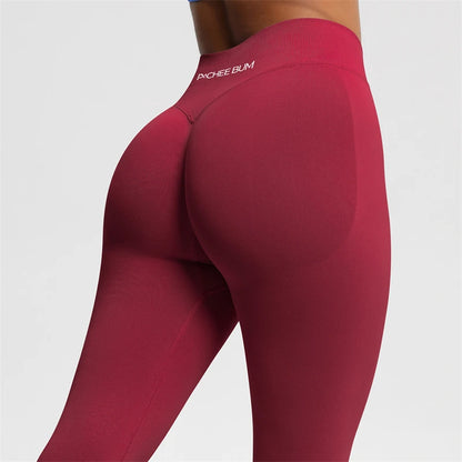 Women's Seamless Scrunch Leggings — Yoga & Gym Pants