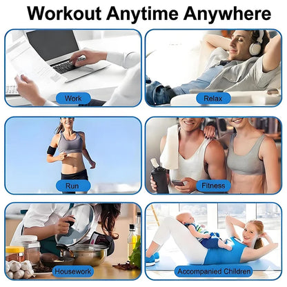 EMS Abs Toning Belt — 10 Modes, 30 Intensities, USB-C Rechargeable