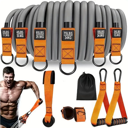 Resistance Strap with Handle — Strength Training & Home Gym Band