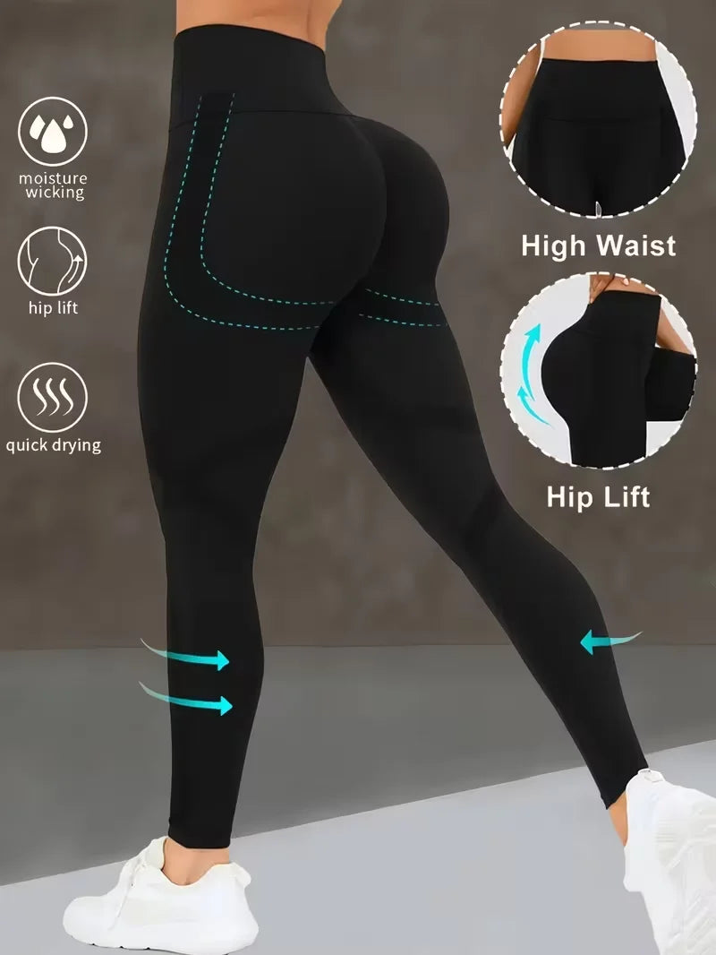 Women's Butt Lifting High-Waist Leggings — Yoga & Gym
