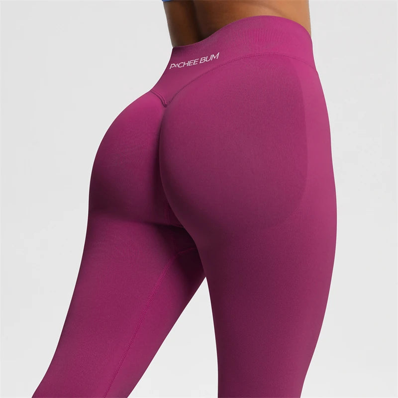 Women's Seamless Scrunch Leggings — Yoga & Gym Pants