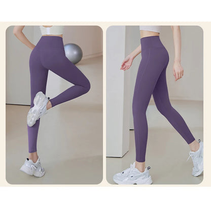 UPF50+ Ribbed High-Waist Seamless Leggings